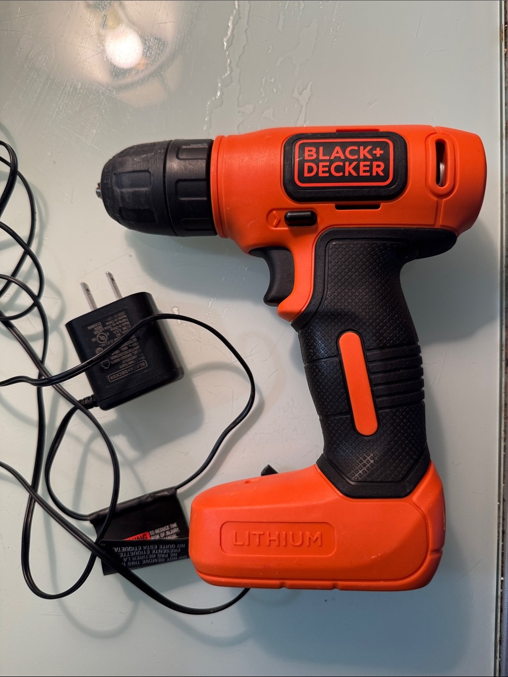 Black & Decker Orange and Black Cordless Drill Driver